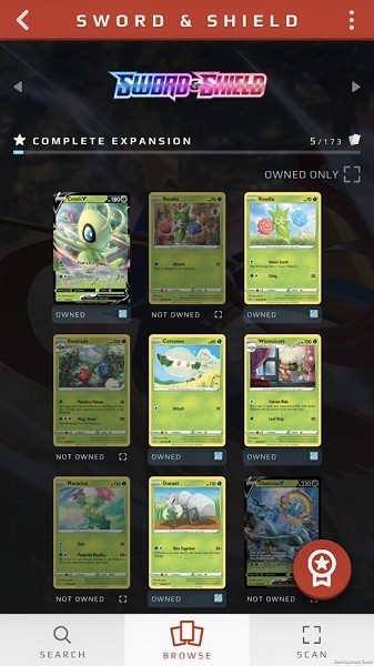 pokemon tcg card dex app